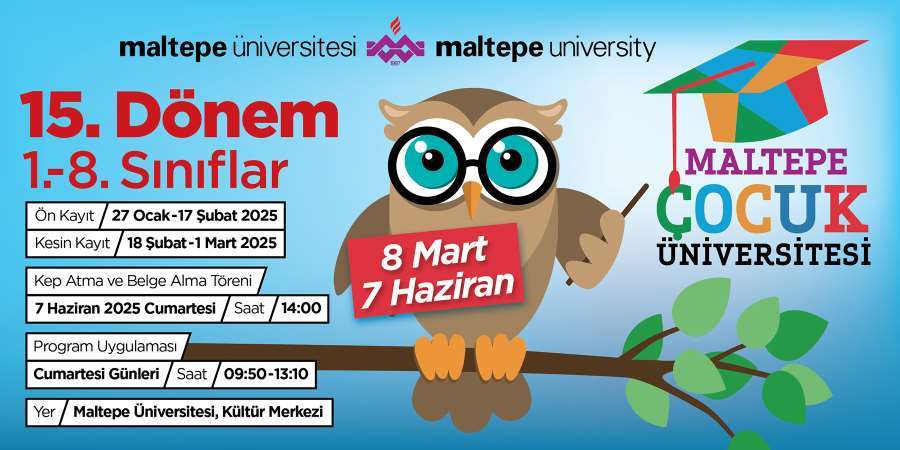 Maltepe Çocuk Üniversitesi 15. Dönem Başlıyor!